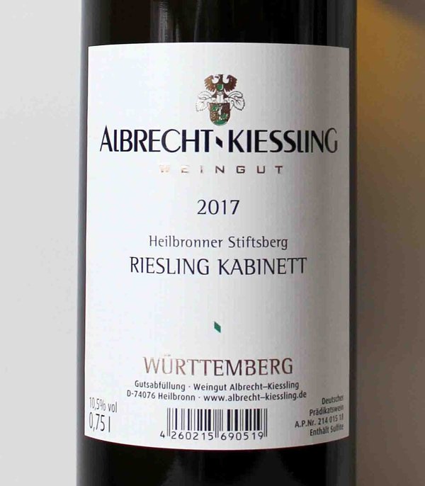 Albrecht - Kiessling Riesling Kabinett